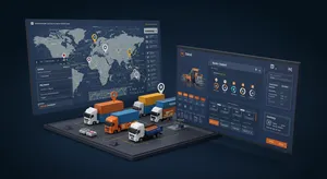 Xe Container, Logistics, Vận tải hàng hóa