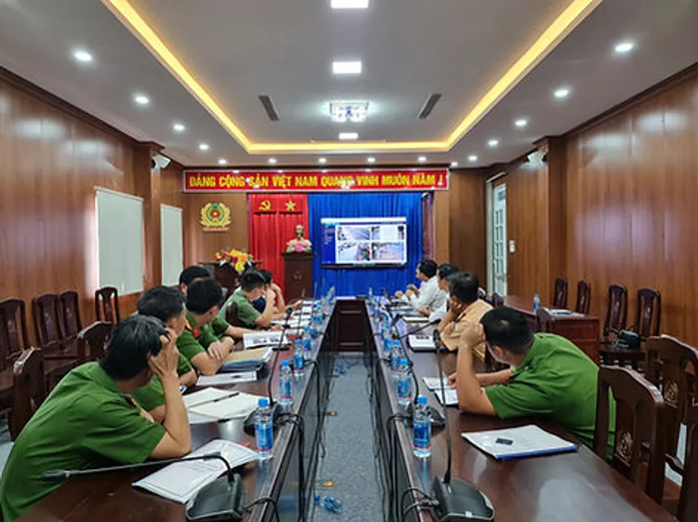 HCTECH trình bày giải pháp Camera AI thông minh tại Công an huyện Bàu Bàng, Bình Dương