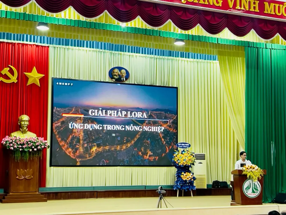 HCTECH trình bày giải pháp LoRa IoT nông nghiệp thông minh tại Bình Phước