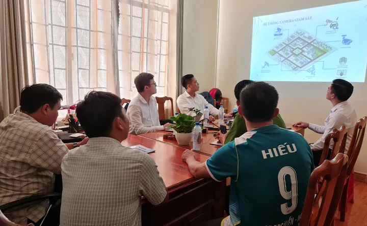 HCTECH triển khai giải pháp Camera AI thông minh tại Thị trấn Tân Khai